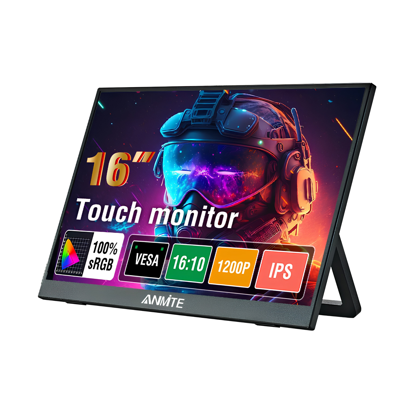 16 Inch HDR Touch Portable Monitor Laptop Console Extension