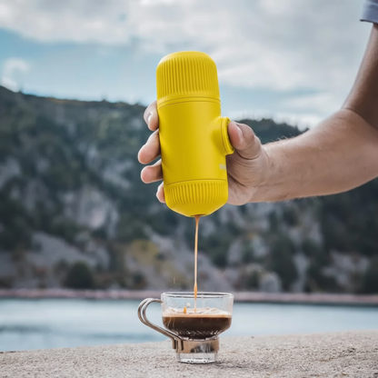 Portable 18 Bar Espresso Maker Travel Coffee Machine Yellow