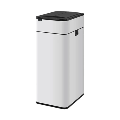 40L Smart Sensor Trash Can White Automatic Lid