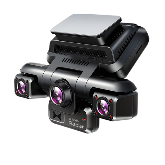 Heavy Duty 4K Car DVR Quad Camera 128GB