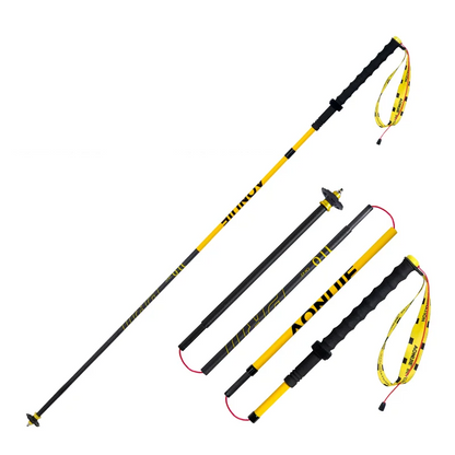 2pcs Yellow 120cm Lightweight Trekking Poles