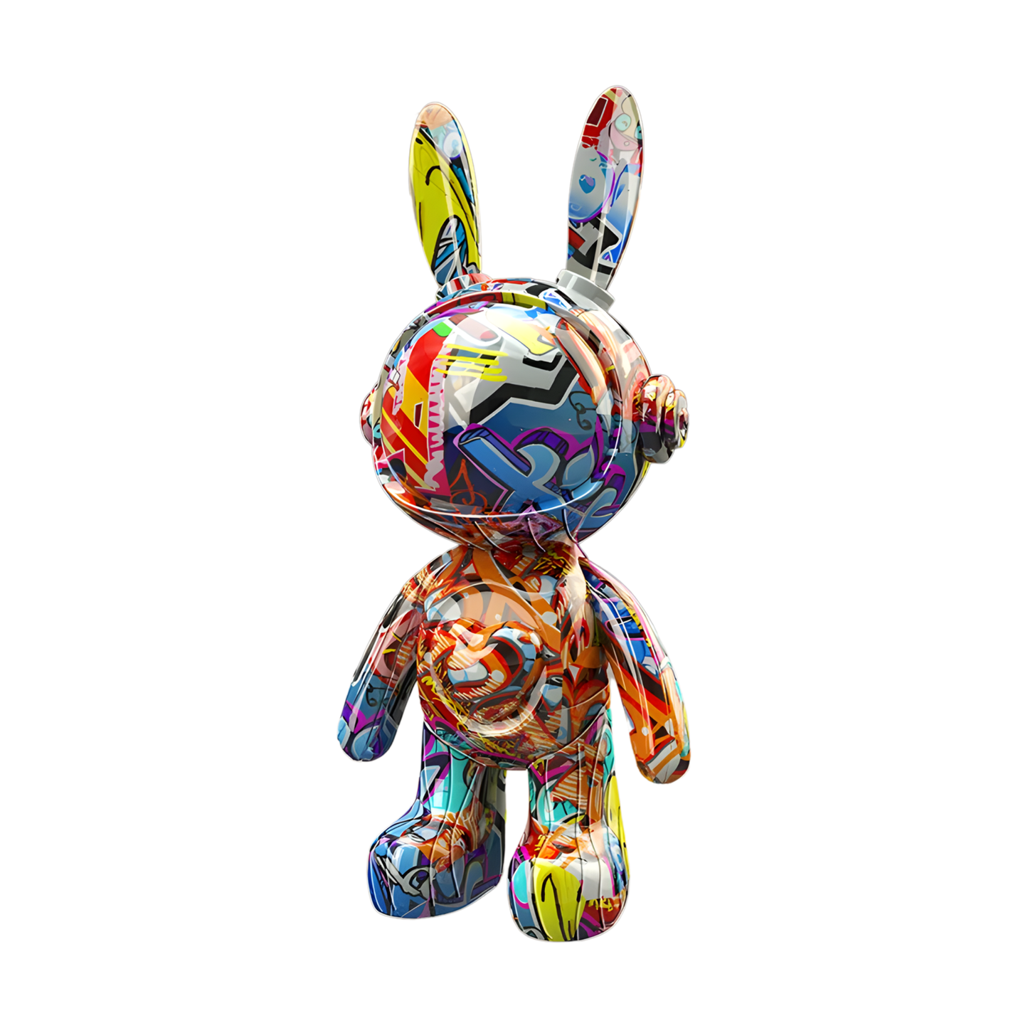 Luxury Cartoon Rabbit Sculpture Home Decor