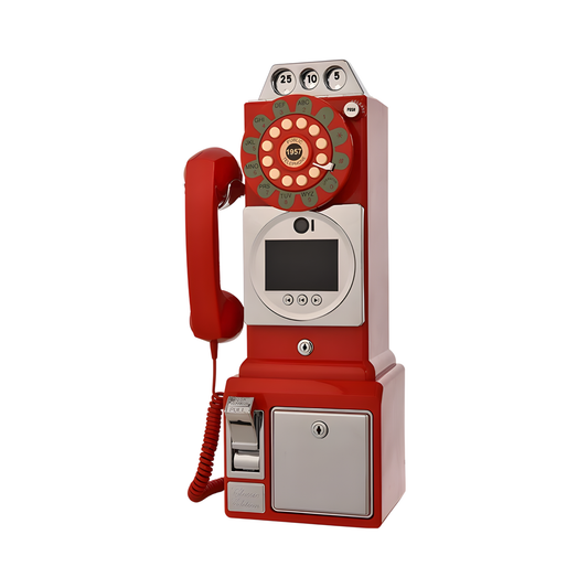 Red Audio Video Guestbook for Weddings and Events