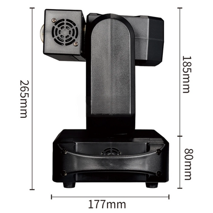 2-Pack 6x20W RGBW LED Moving Head Stage Lights