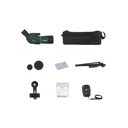 Portable 15-45x50 Zoom Spotting Scope with Phone Adapter