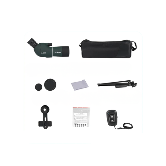 Portable 15-45x50 Zoom Spotting Scope with Phone Adapter