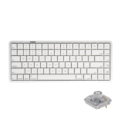 Low Profile 84-Key Keyboard Tri Mode Gasket Aluminum