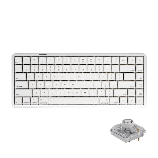Low Profile 84-Key Keyboard Tri Mode Gasket Aluminum