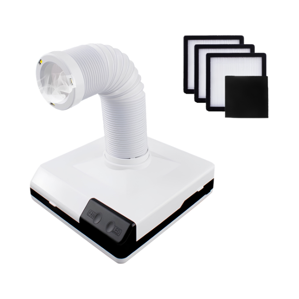 Portable Soldering Fume Extractor Smoke Absorber with LED