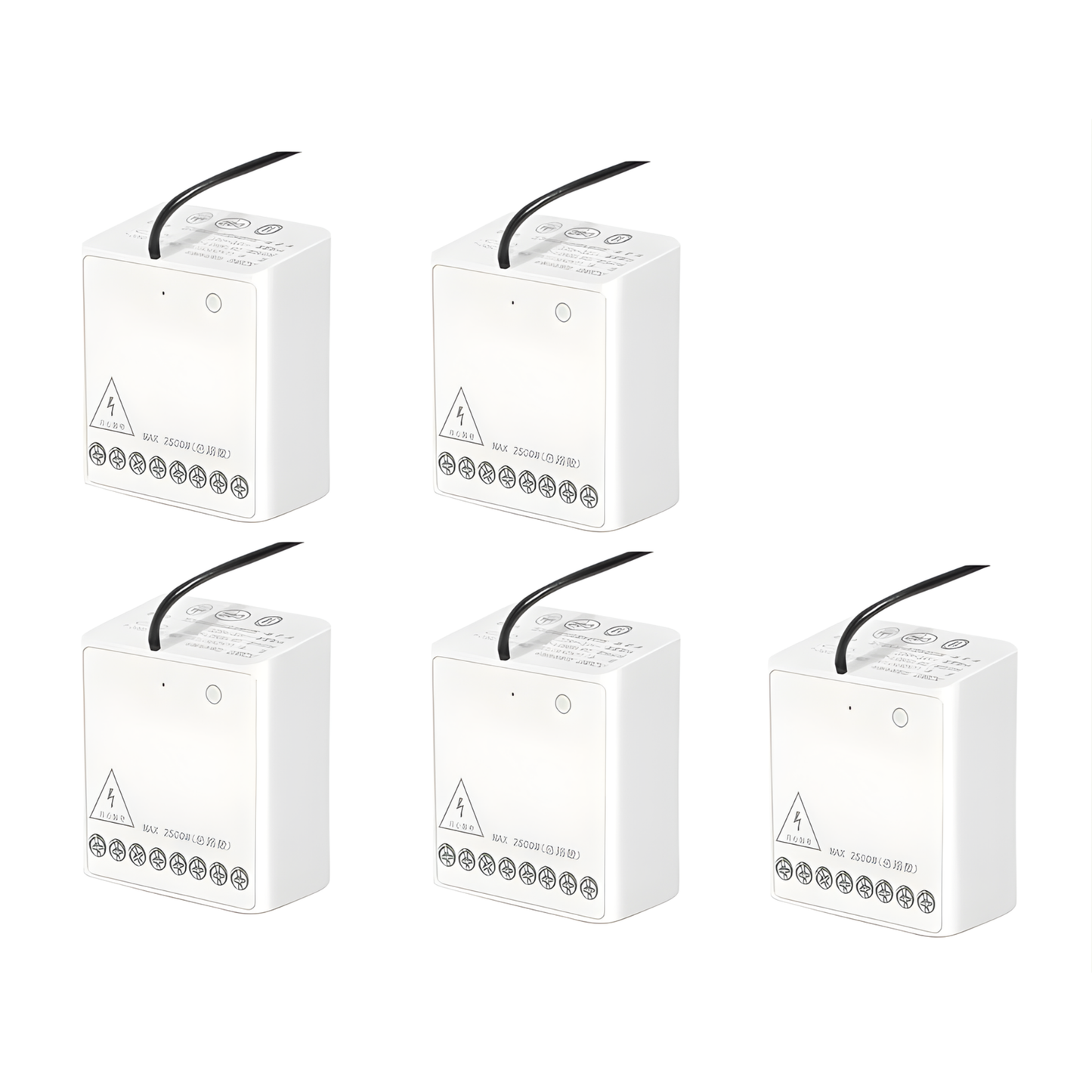 Smart Home Zigbee Relay Timer Control Module 5 Pack