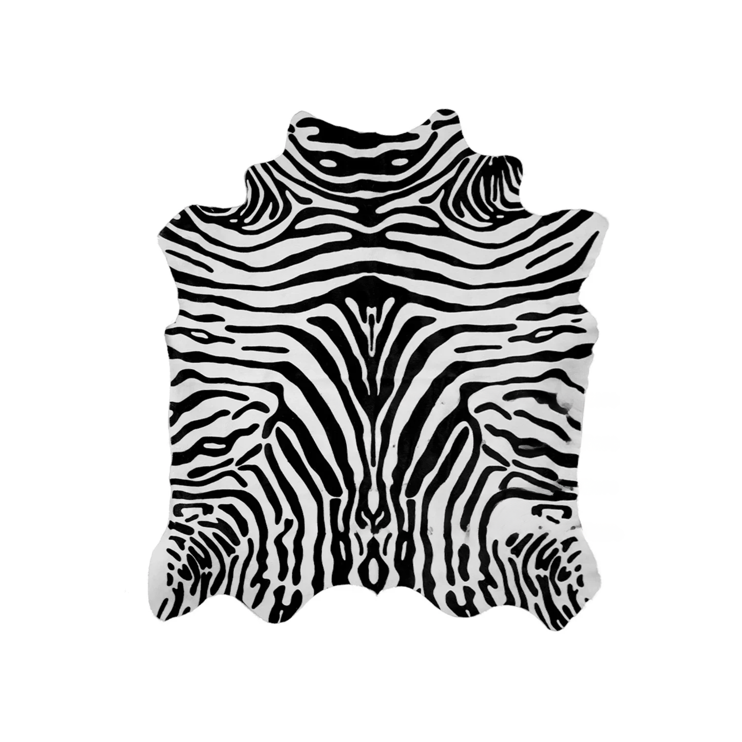 200x300cm Faux Zebra Plush Living Room Rug