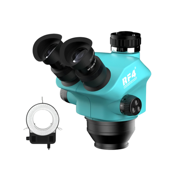 7-50X Trinocular Stereo Microscope Head with LED