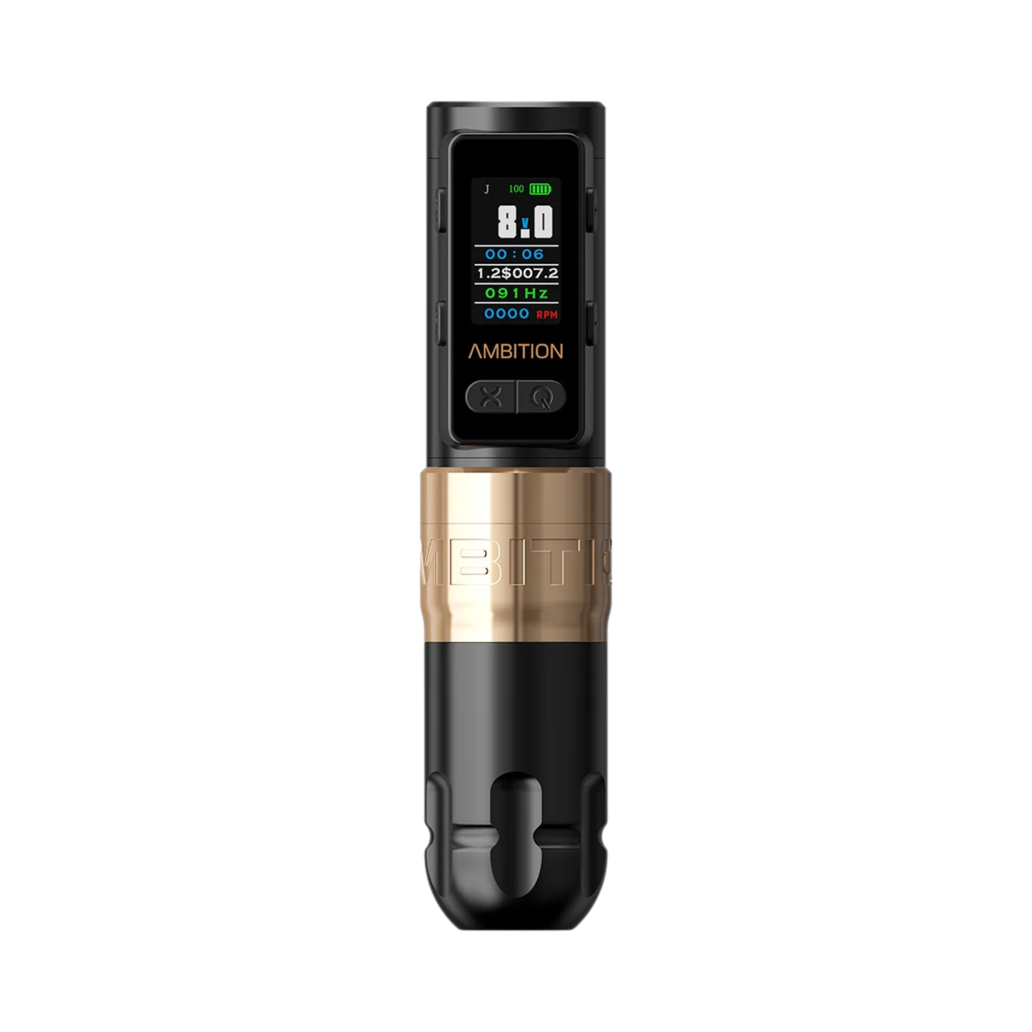 Rechargeable Gold Tattoo Pen 2400mAh Battery with Smart Screen