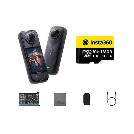 Insta360 X5 8K 360 Action Camera 128GB Kit