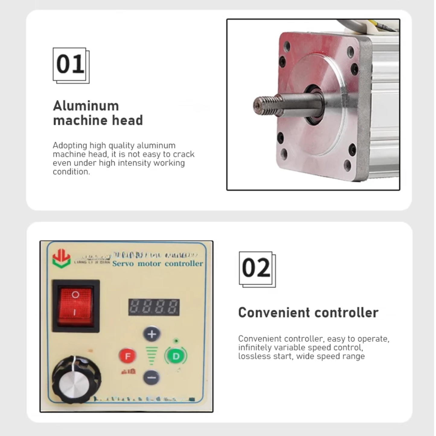 550W Adjustable Servo Motor for Light Machinery
