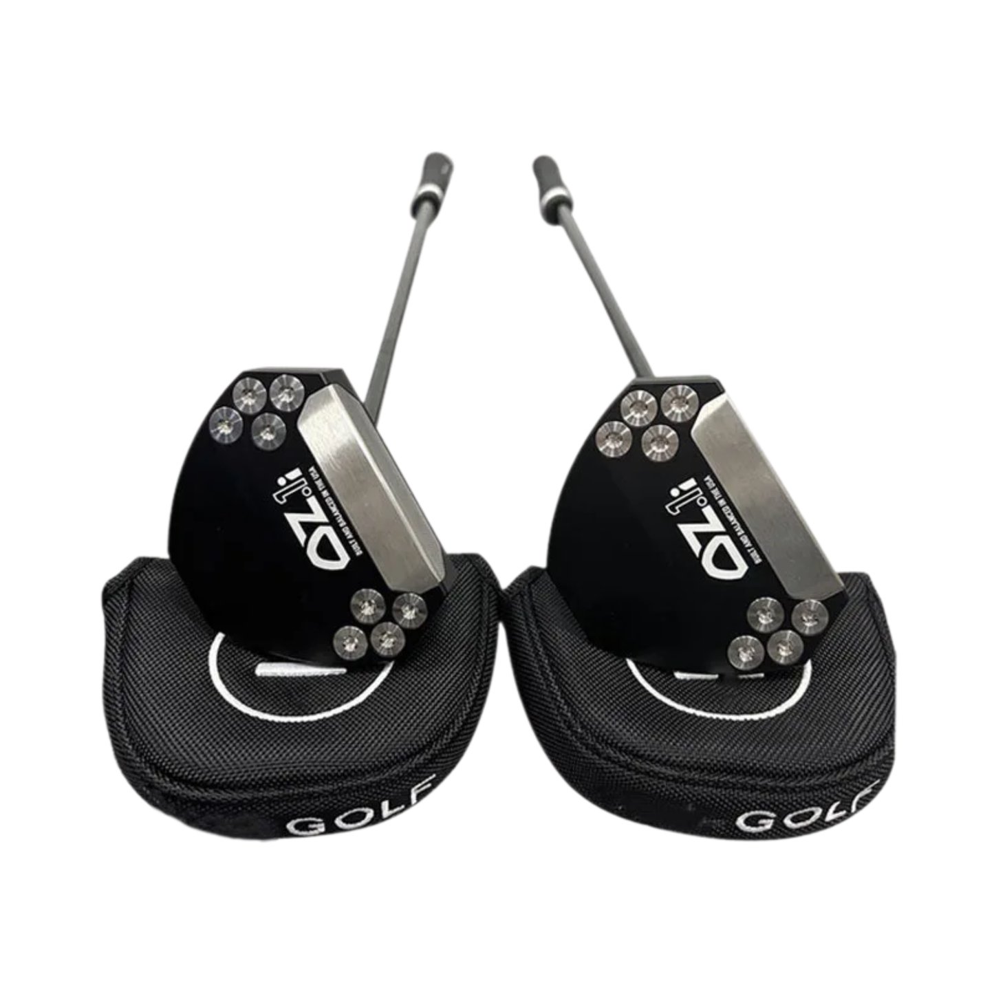 Left-Handed Golf Putter Head Black Zero Torque