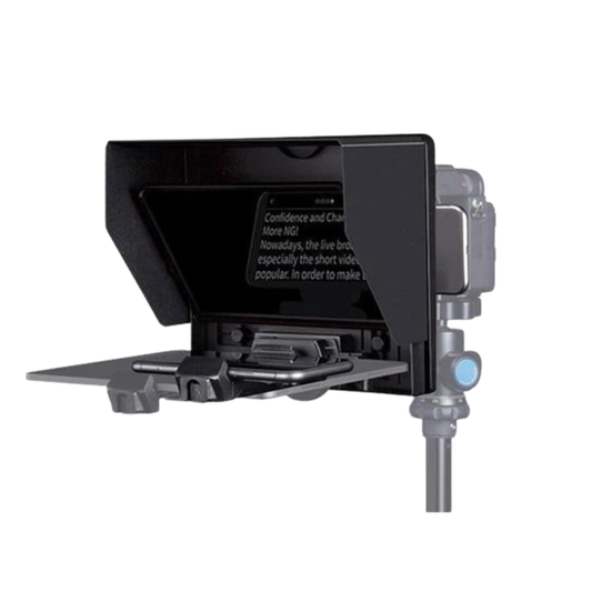 DSLR Camera Teleprompter for Tablet Smartphone Video Recording