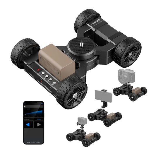 App Controlled Motorized Camera Slider Dolly for Cameras