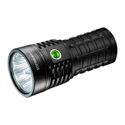 Ultra Bright 16000lm Rechargeable Flashlight USB-C Portable Torch
