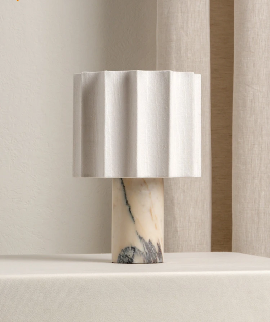 Nordic Marble Table Lamp with Touch Control and USB Charging