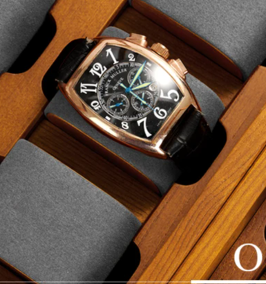 Jewelry Case for Watches and Accessories Portable Wooden