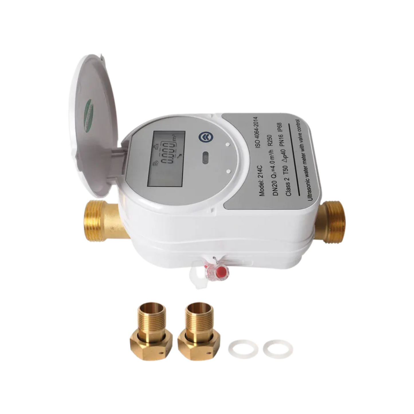 Smart Zigbee Ultrasonic Water Meter DN20 with LCD Display