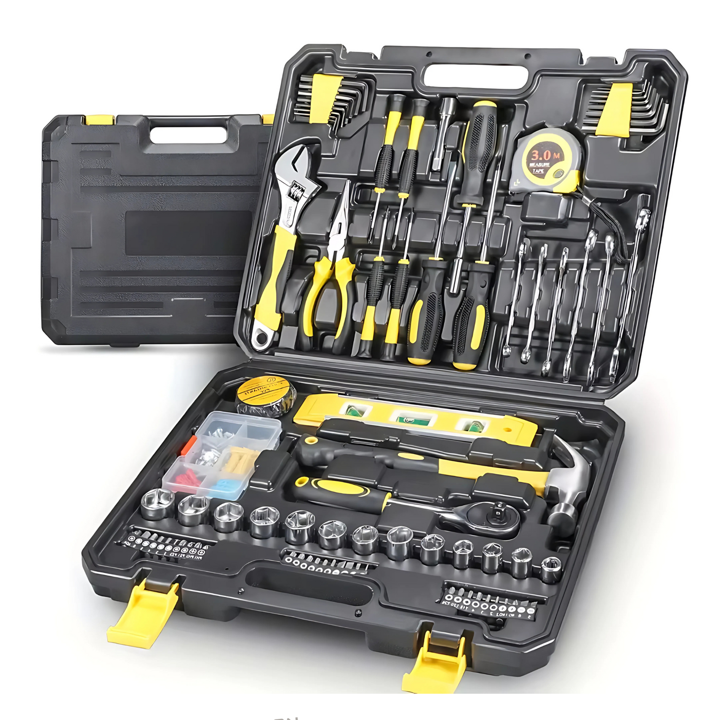 Heavy Duty 108-Piece Home Tool Kit with Case