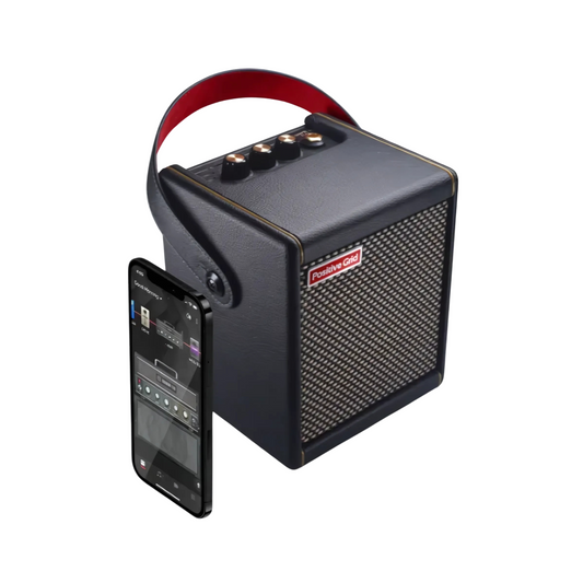 Portable Smart Guitar Amp and Bluetooth Speaker Black