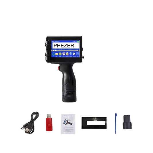 Portable 25.4mm Handheld QR Code Label Printer
