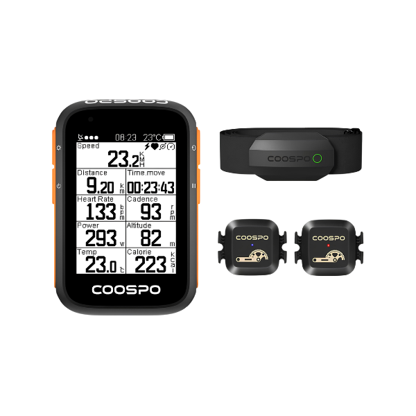 Wireless GPS Bike Computer 2.6in Bluetooth ANT Speedometer