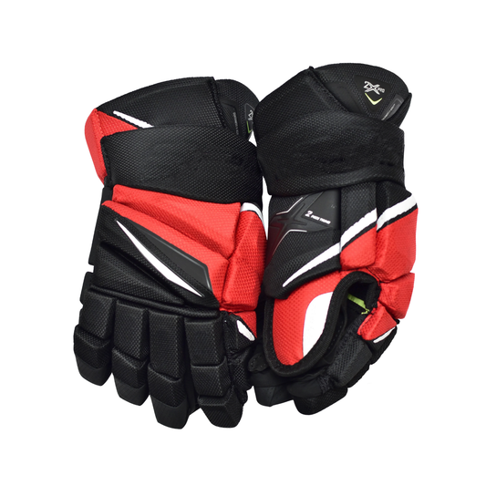 Black Red Heavy Duty 14 Inch Ice Hockey Protective Gloves