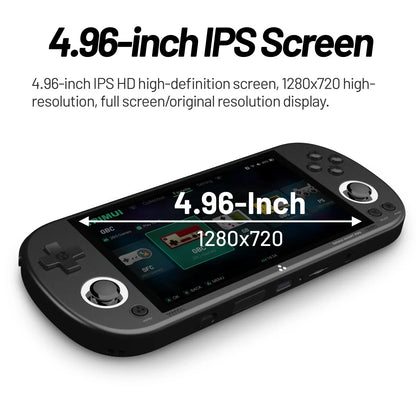 Smart Retro Gaming Console 4.96 Inch IPS Screen Linux