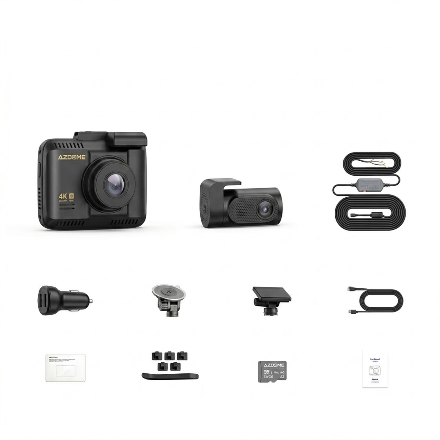 4K 1080P Car Dash Cam WiFi GPS 64GB Card
