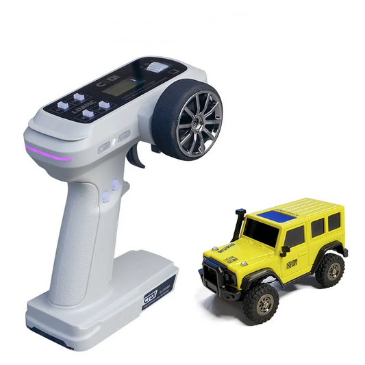 Rechargeable RC Off Road Crawler Vehicle Lemon Yellow