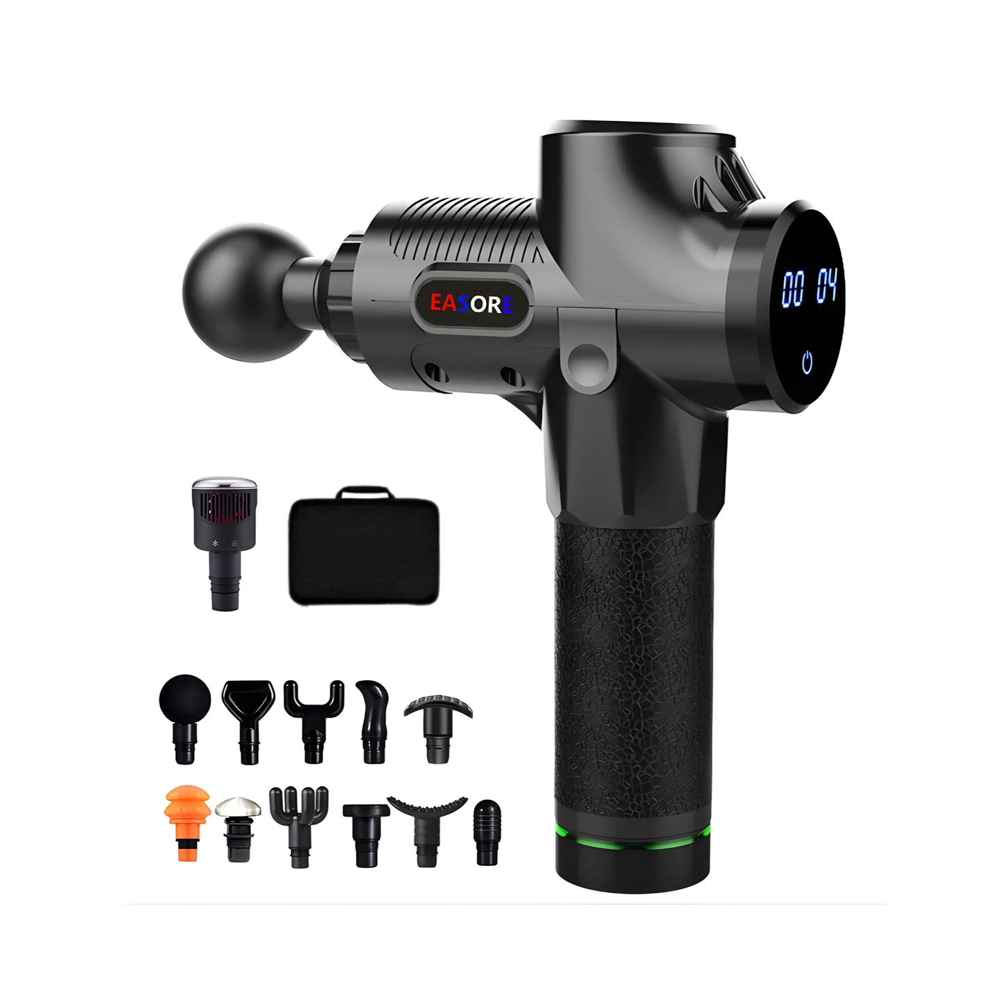 24V Deep Muscle Massage Gun 12 Heads Black