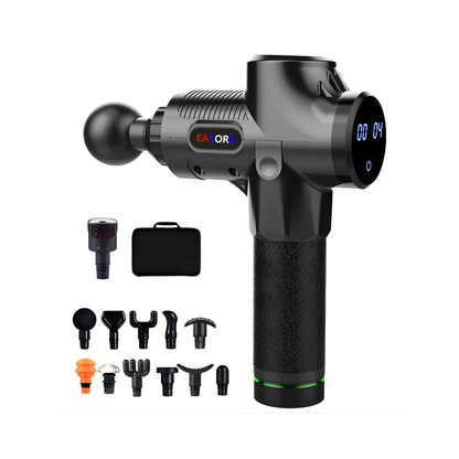 24V Deep Muscle Massage Gun 12 Heads Black
