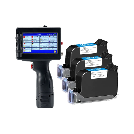 Handheld Inkjet Printer 3 Ink for Date and Code