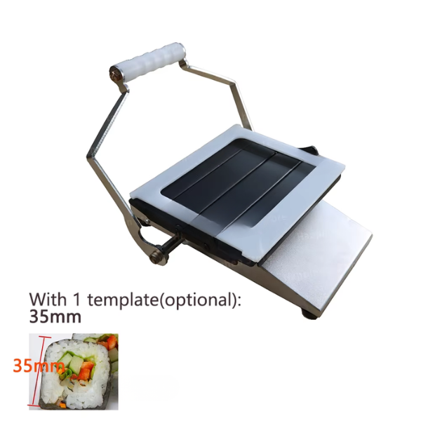 Commercial Manual Sushi Roll Maker with Square Moulds