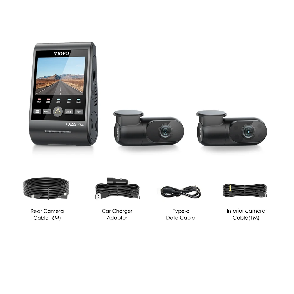3 Channel Smart DVR 64GB for Full Car Coverage