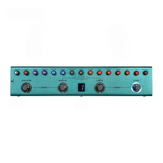Multi Effects Bass Processor with USB C and 36 Presets