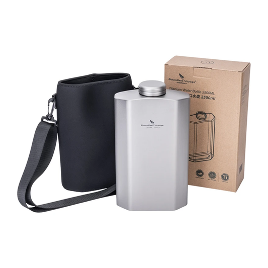 Large Capacity Outdoor Sports Bottle 2.5L Titanium