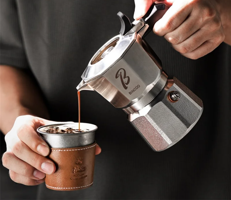 Stovetop Moka Coffee Pot Espresso Maker