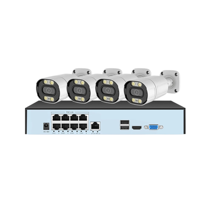 1TB NVR Security System 8MP 4-Camera 8CH