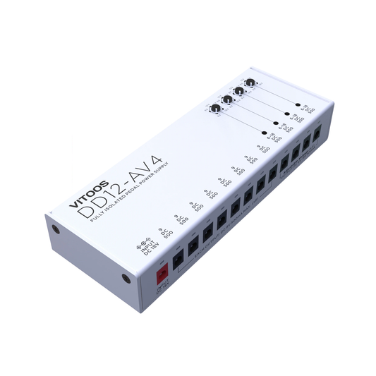Fully Isolated Twelve Output Guitar Pedal Power Supply