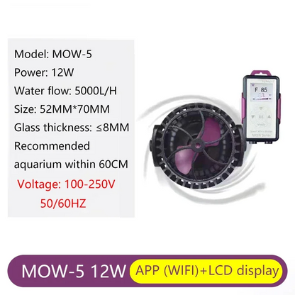 Aquarium Wave Pump MOW-5 with Smart Flow Adjustment