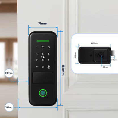 Keyless Outdoor Smart Lock with TTLock App and Remote Control