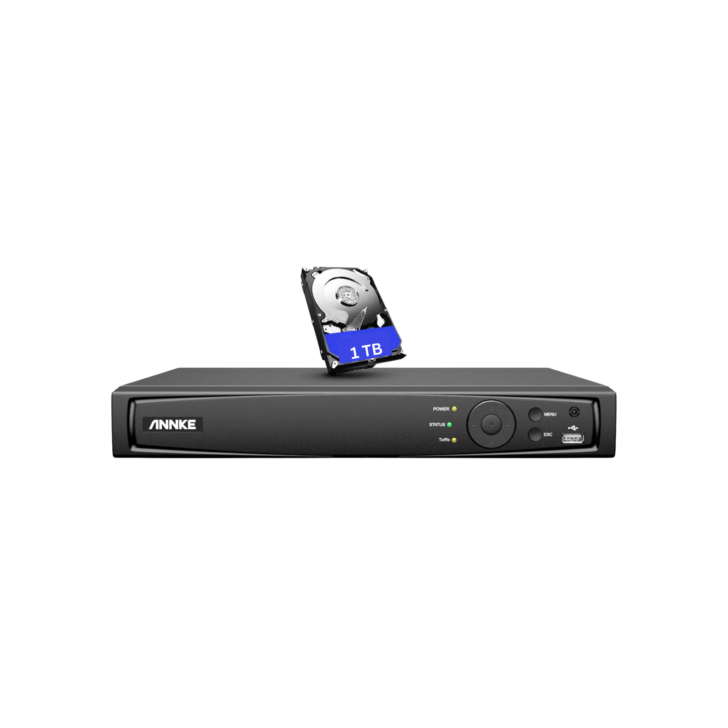 8 Channel PoE NVR 12MP CCTV Recorder 1TB