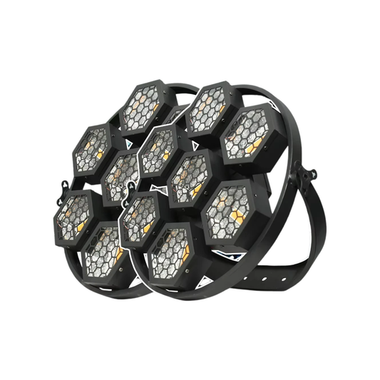 Two Pack 7x50W LED COB Blinder Stage Lights