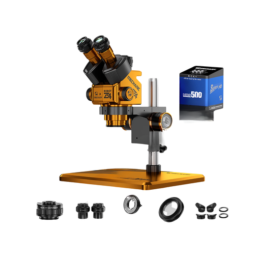 6.5-60X Trinocular Microscope with 4K Camera