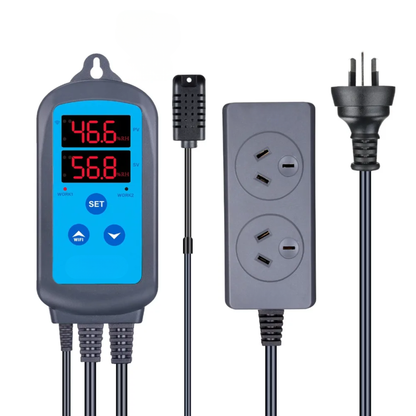 Smart WiFi Temp Humidity Controller for Brewing Aquarium